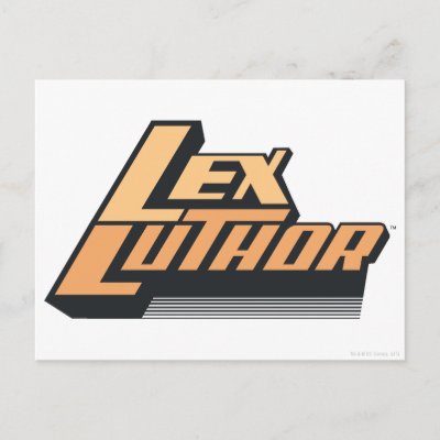 Lex Luther - Two Lines postcards
