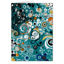 LEXA - ABSTRACT GREETING CARD