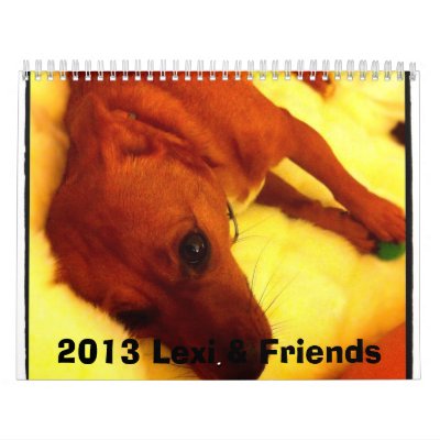 Lexi 2013 y calendario del perro de los amigos Lexi 2013 y calendario del perro de los amigos