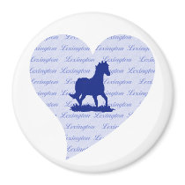 Lexington Kentucky Horse Lover Magnet - Great Gift