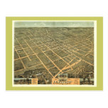 Lexington KY 1871 Antique Panoramic Map Postcards
