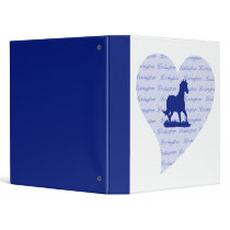 Lexington KY Horse Vinyl Binder