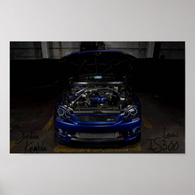 Lexus Is 300 Custom. Lexus IS300 Print by