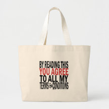 Leyendo esto usted está de acuerdo bolsa de mano