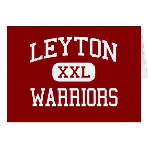 Leyton Warriors High School Dalton Nebraska Card Zazzle