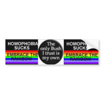 lezbian anti bush bumper stickers by XvampireXqueenX lezbian anti bush bumper stickers