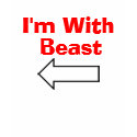 LFTARROW, I'm With, Beast t-shirts by imabeast LFTARROW, I'm With, Beast t-shirts