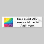 LGBT Ally Voter bumper stickers