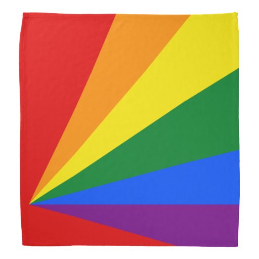 Lgbt Color Rainbow Flag Bandana Zazzle 7133