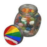 LGBT Color Rainbow Gay Pride Candy Jar Glass Jars at Zazzle