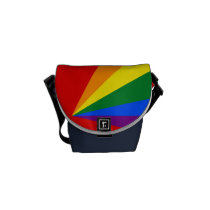 LGBT Color Rainbow Mini Messenger Bag at Zazzle