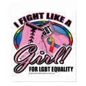 LGBT Fight Like A Girl posters