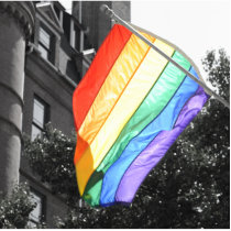 LGBT Flag Photo Acrylic Cut Out