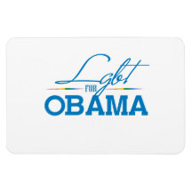 Lgbt for Obama Vinyl Magnet