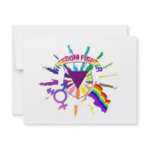 LGBT Freedom Fighter Personalized Invite