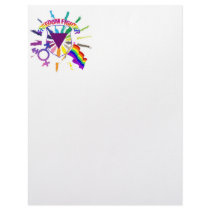 LGBT Freedom Fighter Letterhead Design
