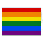 LGBT Gay Pride Rainbow Flag Cards