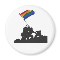 LGBT Iwo Jima Refrigerator Magnets