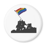 LGBT Iwo Jima magnets