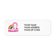 LGBT PARA HILLARY CLINTON 2016 - .PNG ETIQUETAS DE REMITE