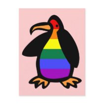 LGBT Penguin postcards by gayworld LGBT Penguin postcards