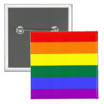 LGBT Pride Button (Square) buttons