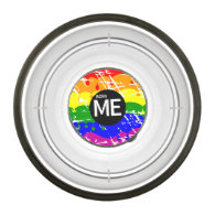 LGBT Pride Flag Dripping Paint Born Me Pet Bowl