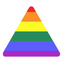 LGBT Pride Sticker Sheet (Triangle)