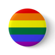 LGBT Rainbow Flag buttons by gayworld LGBT Rainbow Flag buttons