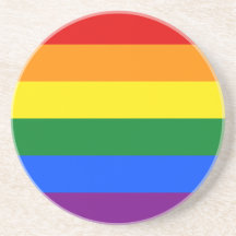 LGBT Rainbow Flag Coasters