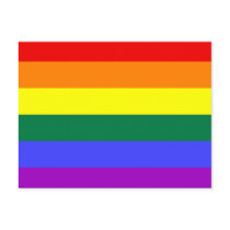 LGBT Rainbow Flag postcards by gayworld LGBT Rainbow Flag postcards