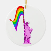 LGBT Statue of Liberty Ornament