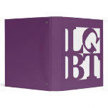 LGBT White Pop Avery Binder