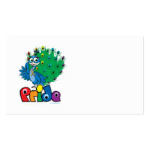 LGBTQ Peacock Business Cards