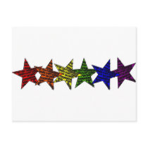 LGBTQ Star PRide Equality postcards by FreaKinShaL LGBTQ Star PRide Equality postcards