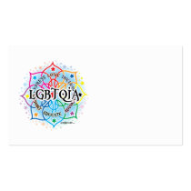 LGBTQIA Lotus business cards by fightcancertees LGBTQIA Lotus business cards