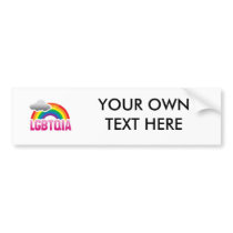 LGBTQIA RAINBOW BUMPER STICKERS