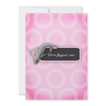 LGC | Flippin' Out Twins Baby Shower invitations