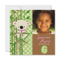 LGC | Koala Peek A Boo Brown Invitation