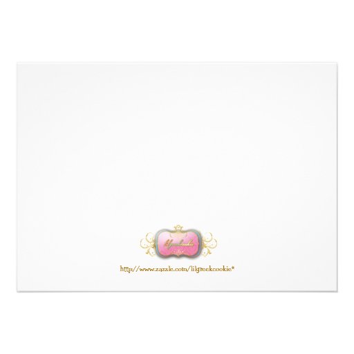 LGC The Merry Mermaid Blonde Personalized Announcement
