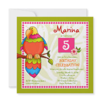 LGC | Tropical Parrot-dise Invitation