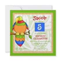 LGC | Tropical Parrot-dise Invitation