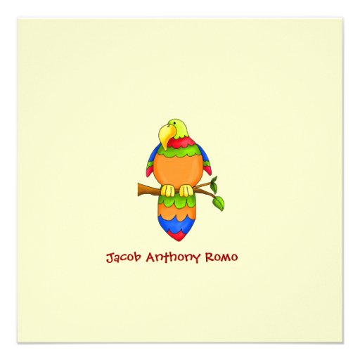 LGC | Tropical Parrot-dise Invitation