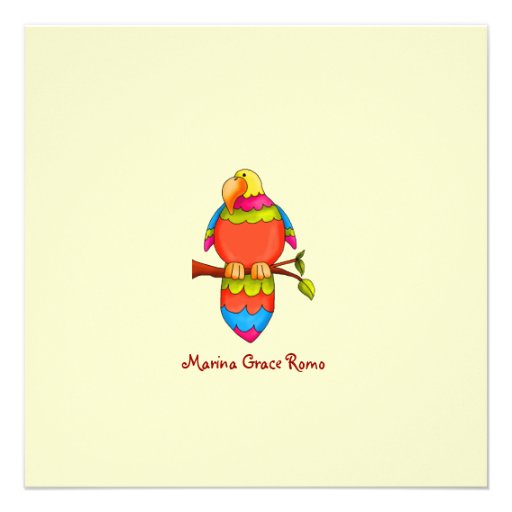 LGC | Tropical Parrot-dise Invitation