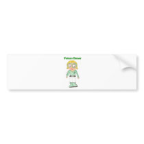 lgirl1 bumper stickers by TransplantGranny lgirl1 bumper stickers