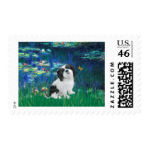 Lhasa Apso 2 - Lilies 5 Stamp
