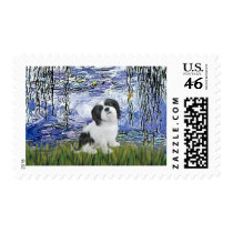 Lhasa Apso 2 - Lilies 6 Postage Stamps