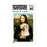 Lhasa Apso 4 - Mona Lisa postage