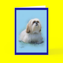 Lhasa Apso Greeting Card