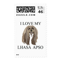 LHASA APSO Love! Stamp